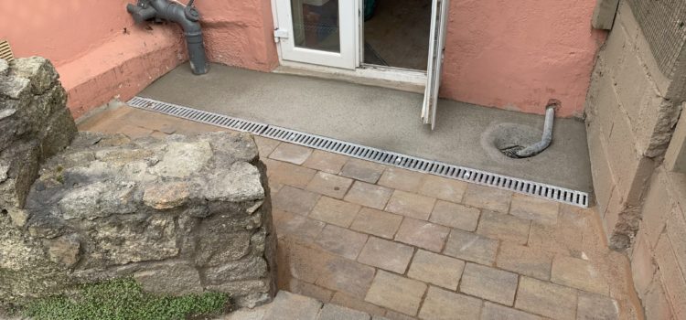 Step done, patio done Step done, patio done