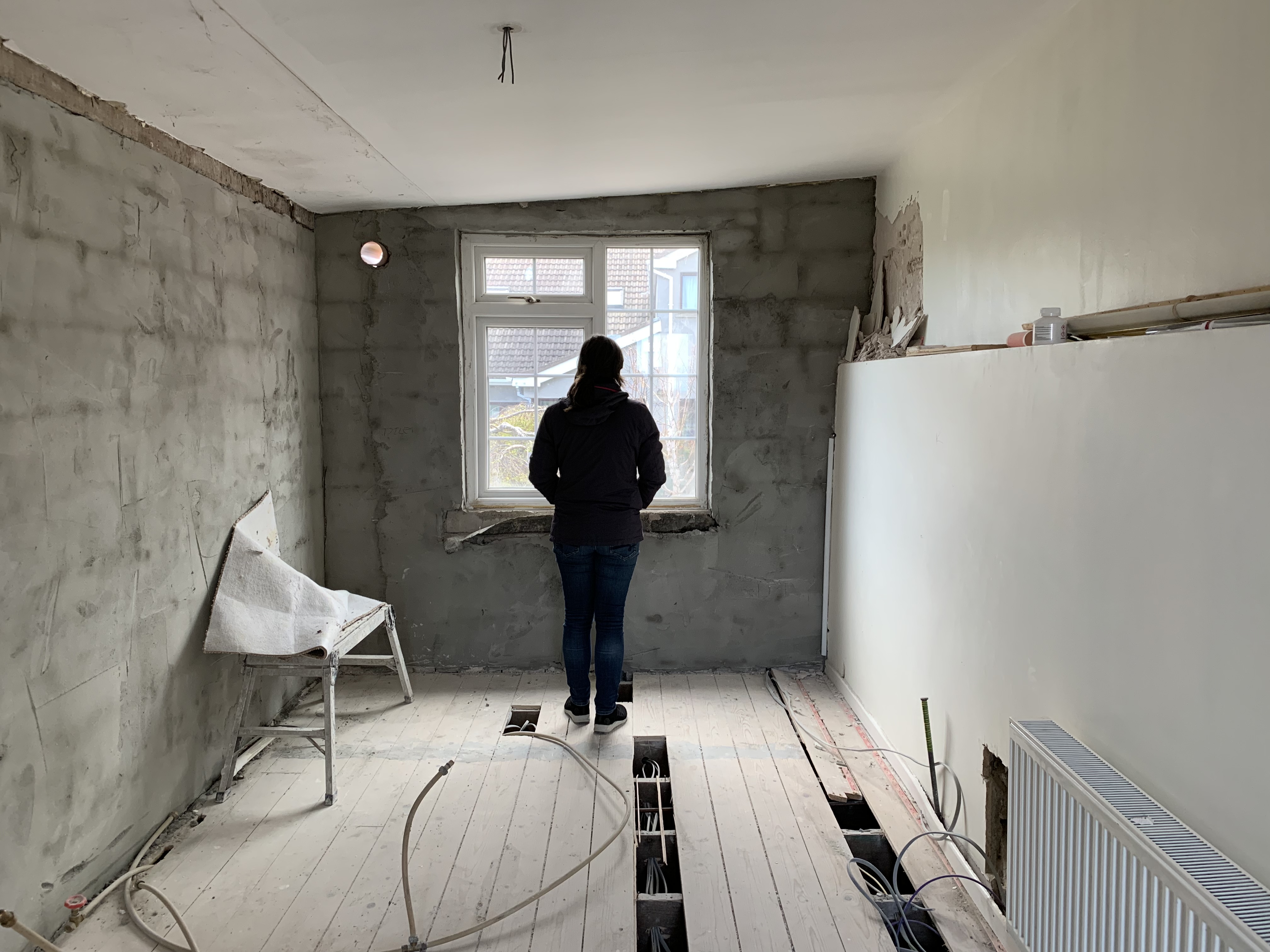 Gutting the kitchen, ensuite