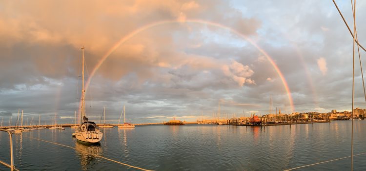 Double rainbow sunset Sunday Double rainbow sunset Sunday