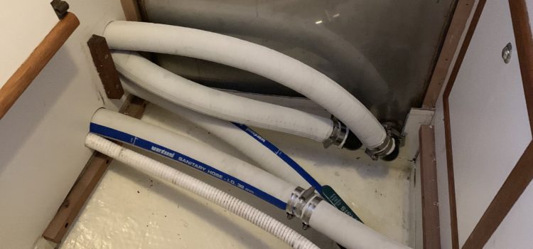 Replacing the head sanitary hose – part 3 Replacing the head sanitary hose – part 3