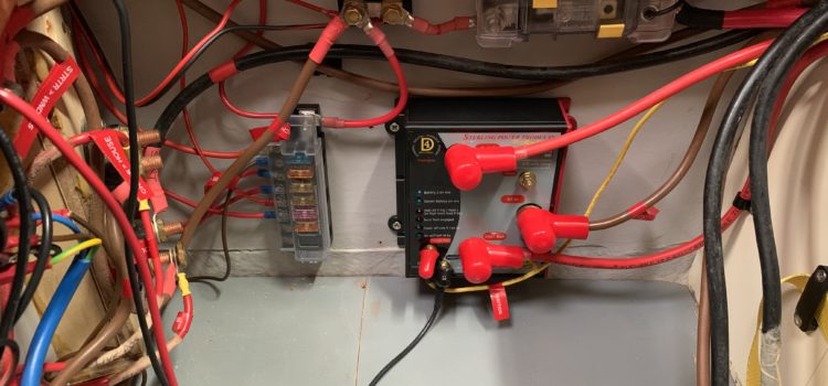 Re-wiring the battery locker