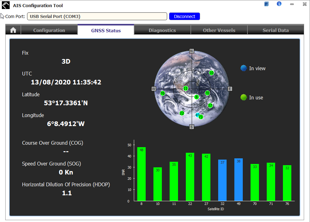 Configuring the AIS unit