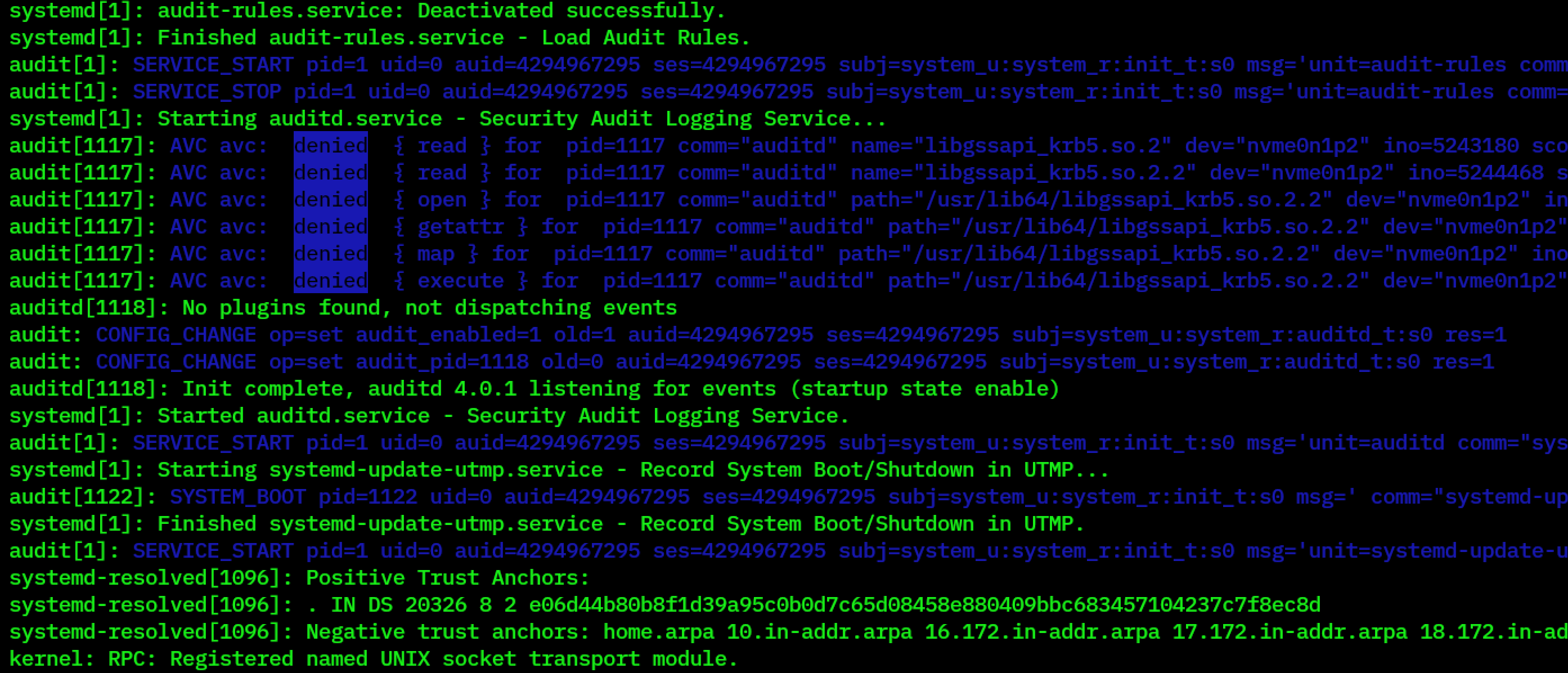 Fedora Core 40 and SELinux